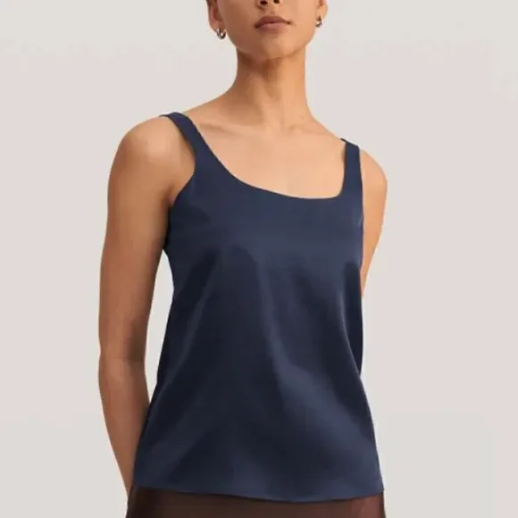 Nordstrom Intimates Vintage Silk Tank Top Size L - Picture 1 of 6